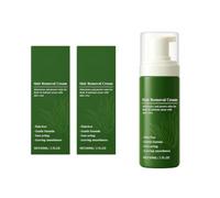 Mousse DéPilatoire Hydratante à L'Aloe 60 Ml - RafraîChissante Non Collante | Crème Dépilatoire Corps Pour Aisselles Zone Coudes Jambes Bras Aisselles Ligne Maillot Torse Et Dos Apaise la peau
