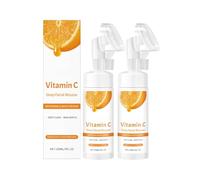 Mousse Limpiadora con Vitamina C y Ácido Hialurónico, 150 ml - Limpia suavemente, hidrata y fortalece la barrera cutánea, refinando los poros. Apto para piel sensible.