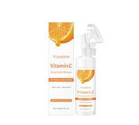 Mousse Limpiadora con Vitamina C y Ácido Hialurónico, 150 ml - Limpia suavemente, hidrata y fortalece la barrera cutánea, refinando los poros. Apto para piel sensible.
