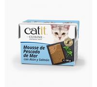 Mousse para gatos Catit Cuisine, Pescado de mar-90g