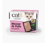 Catit Cuisine Mousse Pollo con Jamón - 1 unidad