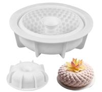Mousse Tartas Molde De Silicona, Redondo Molde De Silicona, Moldes De Silicona Para Tartas, Postre Mousse Utensilios, Mousse Molde De Silicona Antiadherente, Molde Molde De Mousse De Postre Diy