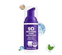 Mousse Toothpaste - 50ml Brightening Deep Cleaning Foam, Mouth Wash Breath, Gentle Whitening, Foam Toothpaste for Adult, Home, Travel Use, Morning, Night Routine, Workplace