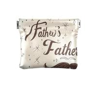 Moustache para el Día del Padre, de piel sintética, para mujer, práctico estuche para cosméticos, para mujeres, niños y niñas