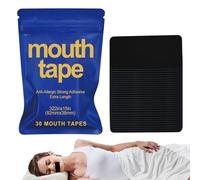 Mouth Tape&Nasal Strips,Mouth Tape for Sleeping,Reduce Your Mouth Breathing, 30 pieces Sleep Tape Snore Strips with Breathable Fabric,Improve Your Nose Breathing, Effectively Prevent Sleep Snoring