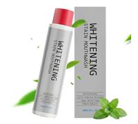 Mouth Wash, Rinse Solution, Breath Freshening Cleanser, Whitening Gum Care Formula, Alcohol Free Daily Hygiene Liquid, Portable Mini Bottle, 30ml, for Home Travel Morning Evening