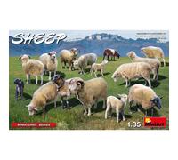 Moutonsmaquette Figura Oveja Sheep MiniArt 38042 1 :3 5 Maqueta Tanque Promo Fi