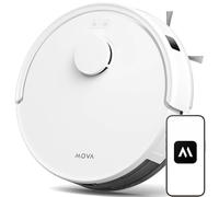 Mova E20 Robot Aspirador y Fregasuelos, Navegación LDS, 5,000 Pa, 150mins Aspiradora y Mopa 2 en 1, Control App/Alexa/Google, Tecnología Smart Pathfinder™, Ideal para Pelo de Mascotas y Alfombras