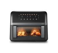 Mova FD20 Pro Freidora de Aire AeroChef, Doble Zona de Cocción de 9L, Dorado Rápido con 2700W, Intervalo de Calentamiento de 40-230 °C, Circulación de Aire Térmica, 7 Ajustes Preestablecidos