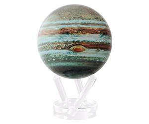 MOVA Globe - Jupiter Prestige (8,5") | Pantalla giratoria solar para escritorio o estantería | Sin pilas ni cables | Decoración espacial de estilo flotante