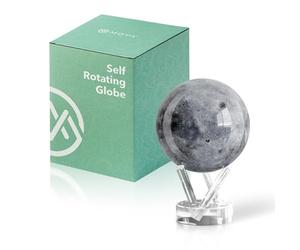 MOVA Globe - Moon Classic (4,5") | Globo lunar giratorio alimentado por la luz | No se necesitan baterías | Decoración o regalo único de escritorio