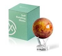 MOVA Globe - Venus Classic (4,5") | Modelo de planeta giratorio alimentado por energía solar para decoración o aprendizaje STEM | Basado en imágenes de la NASA