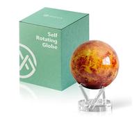 MOVA Globe - Venus Signature (6") | Modelo de planeta giratorio alimentado por energía solar para decoración o aprendizaje STEM | Basado en imágenes de la NASA