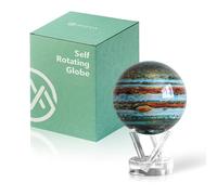 MOVA Globo Autorrotativo, Júpiter Classic (4.5") | globo giratorio solar, sin pilas ni cables, regalo para amantes de astronomía, display cinético premium, decoración espacial