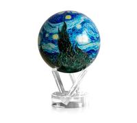 MOVA Globo Autorrotativo, Noche Estrellada de Van Gogh Classic (4.5") | globo giratorio solar, sin pilas ni cables, regalo para amantes del arte, display cinético premium, decoración escritorio