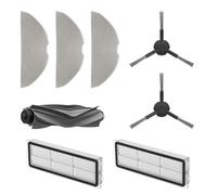 Mova Kit de Accesorios para robot S10 Incluye 3x Paños de Mopa, 2x Filtros, 2x Cepillos Laterales, 1x Cepillo Principal, Accesorios Originales Dreame