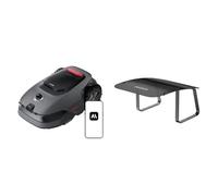 MOVA LiDAX Ultra 800 y Garage Bundle: robot cortacésped sin cable delimitador, sin RTK y creación automática de mapas mediante LiDAR 3D con visión 360° e IA, corte de bordes de 5 cm