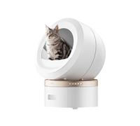 MOVA MeowgicPod LR10 Prime, arenero Inteligente para Gatos con Cabina de 110 L, 15 días sin intervenir, Aire Fresco, se extrae con Solo Tirar, monitorización, Control Remoto con la App