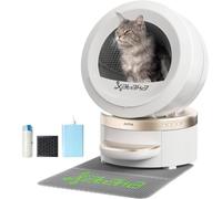 MOVA MeowgicPod LR10 Prime Powered by dreame | Arenero automático para gatos, 110L capacidad, 15 días sin intervención, aire fresco, control app remoto