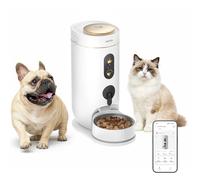 MOVA NutriPal 10 Ultra, comedero para Mascotas con Compartimento para 7 días de Suplementos, cámara HD 1080p, Amplia visión, 4 Modos, Panel de 4,2″, 4 L de Capacidad (20 días), para pienso de 12mm