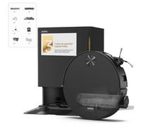 Mova S70 Roller Robot Aspirador con Fregona, Limpieza Agua Fresca, 28.000 Pa, DToF+láser línea evitación obstáculos, 90mm Delgado, mopa Extensible, autolimpieza Agua Caliente 80°C, Secado 75°C