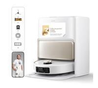 Mova V50 Ultra Complete Robot Aspirador y friegasuelos 24.000 Pa, fregado térmico con Sistema DuoSolution, navegación con elevación, supera obstáculos de hasta 6 cm, Blanco