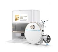 Mova V70 Ultra Complete Robot Aspirador, extensión MaxiReachX (Cepillo Lateral y mopa), 40000Pa succión, mopas con 15 N de presión y 300rpm, supera obstáculos de 9 cm, depósito de Polvo EcoCyclone