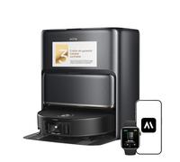 Mova Z60 Ultra Roller Complete Robot Aspirador Cuenta con Fregado HydroForce, Tecnología AutoShield, Chasis LiftPro y Sistema StepMaster 2.0, 28.000 Pa de Succión y Friega con el Sistema DuoSolution