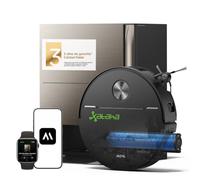 MOVA Z70 Ultra Roller Complete, Robot Aspirador, Negro | Friega con agua limpia, 36.000 Pa de succión y diseño antienredos, mopa y cepillo extensibles, supera obstáculos de 9 cm