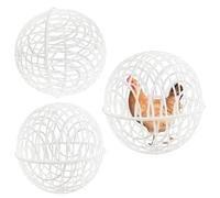 Movable Chicken Ball Cage with 3 Pieces | Safe Walking Net for Chickens, Hamsters, and Pigeons | Unique Ball-Shaped Chicken Coop for Pet Safety in Farms and Courtyards