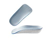 MOVDARL 2 pares de plantillas de soporte de arco de 1.5/2.5/3.5 cm, peso ligero, suave, elástico, levantamiento de zapatos para hombres y mujeres (altura de 2.5 cm)