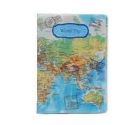 MOVDARL Funda impermeable para pasaporte, unisex, para viajes, para tarjetas de visita, pasaporte, documentos, cartera y monedero, a, Talla única