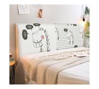 MOVDARL Funda para cabecera de cama estampada de 1,5 m, 1,8 m, 2 m, funda protectora elástica para cabecero de cama, color naranja, 60 x 120 cm