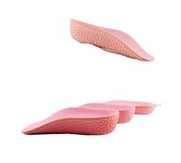 MOVDARL Plantillas de aumento de altura con soporte de arco de 3,5/2,5/1,5 cm, ligeras, suaves, elásticas, suaves y elásticas, para hombres y mujeres (rosa, 1 par, 3,5 cm)