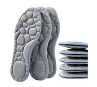MOVDARL Plantillas de masaje unisex 5D súper suaves para zapatos deportivos para pies, cestas de correr, suela de zapato, soporte de arco ortopédico (4 piezas, 35-36)