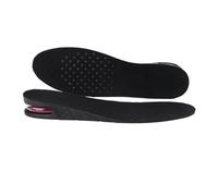 MOVDARL Plantillas elevadoras con cojín de aire para zapatos para hombres y mujeres, plantillas más altas de 3 a 7,5 cm, plantillas de aumento de altura, plantillas más altas (negro, 3 cm, 1 par)