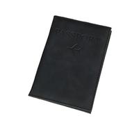MOVDARL The World Map - Funda para pasaporte con estampado en caliente, diseño de avión simple para mujeres y hombres, funda de viaje para pasaporte, regalo de boda, C Negro, Talla única