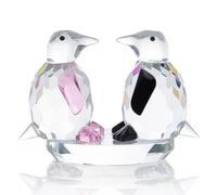 Movdyka Regalos de pingüino para Mujeres y Hombres, Lindas Figuras de Cristal coleccionables, Escultura de Vidrio soplado de Animales, decoración del hogar