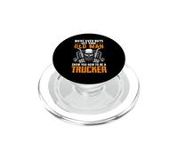 Move Over Boys Let This Old Man Trucker Funny Truck Driver PopSockets PopGrip para MagSafe