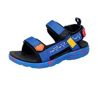 Move Sandalias para niños y niños, sandalias de playa, sandalias ligeras para niños, sandalias grandes de fondo suave, sandalias de playa para niños, talla 38, azul, 36 EU
