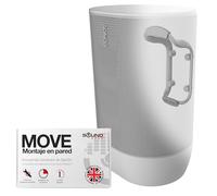 Move Soporte de Pared para Altavoz, Resistente a la Intemperie, Compatible con Sonos Move & Move 2, Incluye Accesorios de Montaje, Blanco Lunar