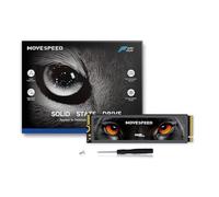 MOVE SPEED HB7450 - SSD de 512 GB para PS5 con disipador de calor, unidad interna de estado sólido PCIe 4.0 NVMe M.2, hasta 7450 MB/s, expansión de almacenamiento 3D NAND compatible con PS5,