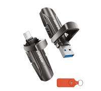 MOVE SPEED Unidad flash de estado sólido de 256 GB USB 3.2 1000 MB/s de alta velocidad tipo C unidad USB Gen 2 unidad de pulgar Visita The MOVE SPEED S