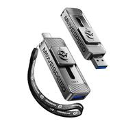 MOVE SPEED Unidades de estado sólido Read Pro de 512 GB de alta velocidad de 1050 MB/s, puertos duales USB 3.2 + tipo C para Mac iOS Android creadores y fotógrafos