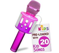 Move2Play, Micrófono de karaoke para niños, incluye canciones precargadas y Bluetooth, regalo de fiesta de cumpleaños para niños, juguete para todas las edades de 2, 3, 4, 5, 6 años en adelante