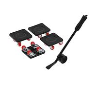 Mover muebles con ruedas ， Furniture Mover Set with Wheels Sliders Lifter Shifter and Mats for Heavy Objects Transport Plastic Iron Pack of 7