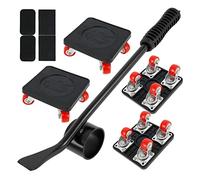Mover muebles con ruedas , Trailer Jack Furniture Mover Set 880lb Black Pack of 7