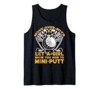 moverse sobre los Chicos Deja Que una Chica te muestre cómo Mini-Putt Camiseta sin Mangas