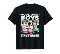 Moverse sobre Niños Bingo Queen Let The Lady Camiseta