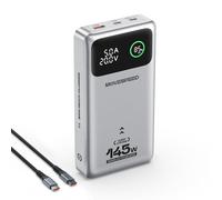 MOVESPEED 145W Power Bank 25000mAh Laptop Powerbank Portable Charger mit 3 USB PD 3.1 Schnellladung und Digital Display Kompatibel mit Laptop MacBook iPhone 16/15 Pro Max Galaxy S25 iPad